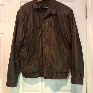 Men’s Wilson’s Brown Leather Jacket